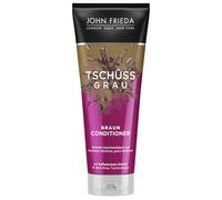 John Frieda Braun 26244 Après-shampoing - Au revoir gris - Donne de la souplesse et dissimule les mèches grises - Avec extrait de grains de café - 250 ml