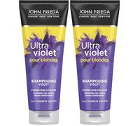 JOHN FRIEDA Ultra Violet pour Blond Shampooing Violet 250ml (Lot de 2)