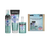 John Frieda Volume Lift Set avantageux - Contenu : shampooing, 250 ml + booster de racines, 125 ml + mousse Volume Lift 200 ml - Pour cheveux fins - Volume par coiffage