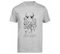John Frusciante Octopus 2 T-Shirt Gris À Manches Courtes pour Homme, Régulier