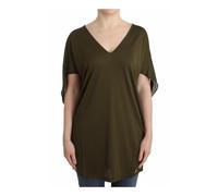 John Galliano, Femme, Blouses et Chemises, Vert, Taille: 36 FR Blouse Verte Vibrante avec Détails du Logo