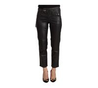 John Galliano, Femme, Jeans, Noir, Taille: 36 FR Pantalon Court Noir Pailleté