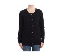 John Galliano, Femme, Pulls, Noir, Taille: 40 FR Cardigan en laine noire
