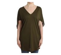 John Galliano, Femme, Tops, Vert, Taille: 40 FR Top à manches courtes