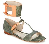 John Galliano Sandales plates A65970 in Vert 40