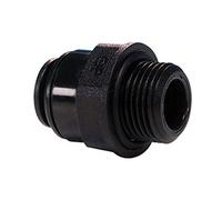 John Guest - 15 mm Diamètre extérieur x 1/2 adaptateur mâle BSPP Str - BSPP (FAST-TRACK Anneau principal Système)