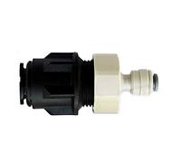 John Guest Adaptateur pour tuyau de filtre à eau pour réfrigérateur 15 mm/0,6 cm