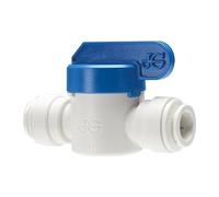 John Guest Arrêt Ppsv041212 W Valve-polypro Straight - Tube de 3/8 x 3/8 Tube