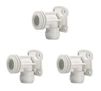 John Guest JG Speedfit 3x plastique plaque arrière coude 15mm