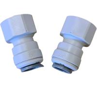 John Guest Lot de 2 adaptateurs d'eau femelles 1,27 cm BSP vers 12 mm