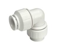 John Guest PEI0320 Coude de union Blanc 1/2" CTS