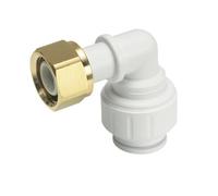 John Guest PEMBTC1514 15 raccords de Robinet coudés 1,27 cm, Blanc, Pipe Size-15mm