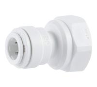John Guest PP451222WP Speedfit Adaptateur femelle 3/8" OD x 1/4" NPTF Push-to-Connect
