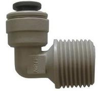 John Guest Raccord coudé filetage 3/8 mâle x 1/4 PUSH FIT tuyau semi rigide G