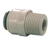 John Guest Raccord droit filetage mâle 3/8'' x pushFit 1/4'' = 6mm 5471 G
