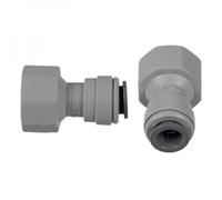 John Guest Raccord fileté 3/4 pour tuyau de 1/4 CI320816FS Emballage complet 10 pièces