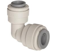John Guest réduisant Coude 3/8 (9.5cm) x 5/16 (8mm) pour les systèmes de filtre à osmose inverse, réfrigérateurs, machines à expresso, distributeurs et filtres à eau
