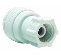 John Guest Speedfit PP3208U7W 1/4OD par 7/16-24 UNS Lot de 10 connecteurs de robinet