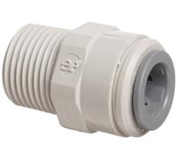 John Guest Tube Droit adaptateur 3/20,3 cm OD X 3/20,3 cm BSP Filetage mâle (1 pièce)