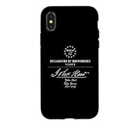 John Hart Signature Déclaration d'indépendance Coque pour iPhone X/XS