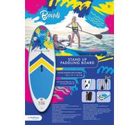 John Inflatable Stand-Up Paddle Bondi 213 X 71 X 10 Cm, With Carry Bag, Paddle Set, Pump, Repair Set, In Carton With Poster