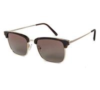 John Jacobs Lunettes de soleil rectangulaires élégantes et de haute qualité, polarisées et 100 % protégées contre les rayons UV, hommes et femmes, L, JJ S13090, or, L