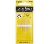 John James Jjn11012 12 pièces Aiguille Dièses, Taille 12