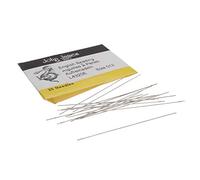 John James Lot de 25 aiguilles anglaises pour perles - Taille 12 - Fabriquées en Angleterre - Utilisation pour tisser des perles, couture hors métier à tisser et fabriquer des bijoux avec des perles
