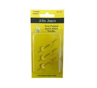 John James Twin Pointed Quick Stitch Tapestry Hand Needles-Size 26 3/Pkg