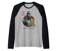 John Lee Hooker Jazz Icon Merch Sings The Blues Manche Raglan