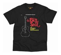 John Lee Hooker The Big Soul of John Lee Stereophonic Men T-Shirt Black Unisex Tee L