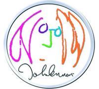 John Lennon - Autoportrait - Badge - Métal RO7666 (Taille unique) (Blanc/Multicolore)