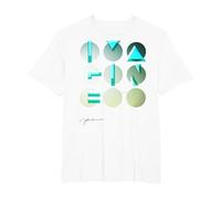John Lennon - Eyes T-Shirt, Homme Grandes Tailles, Blanc, 3X Tall