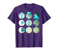 John Lennon - Eyes T-Shirt, Homme, Violet, 3XL