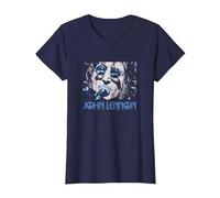 John Lennon - Gros Plan T-Shirt, Femme, Bleu Marine, XL