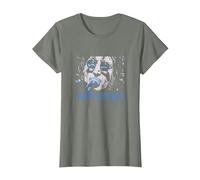 John Lennon - Gros Plan T-Shirt, Femme, Vert Kaki chiné, XXL