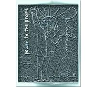 John Lennon - Insigne "Power To The People" - Métal RO7716 (Taille unique) (Vert)
