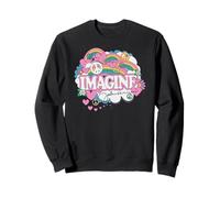 John Lennon Rainbows Love and Peace Sweatshirt