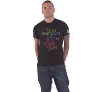 John Lennon T Shirt We Will All Shine on Logo Nouveau Officiel Homme Noir Size XL