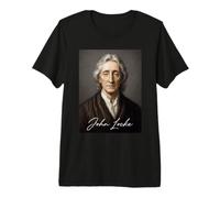 John Locke Libéralisme Philosophe Liberté T-Shirt Haut de Gamme