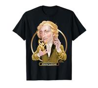 John Locke, penseur Anglais des Lumières et Esprit libéral T-Shirt