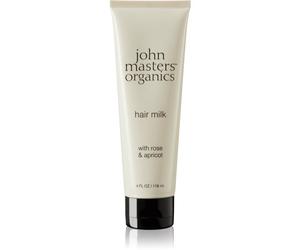 John Masters Organics Rose & Apricot Hair Milk lait sans rinçage pour les pointes sèches 118 ml