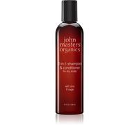 John Masters Organics Scalp 2 in 1 Shampoo with Zinc & Sage shampoing et après-shampoing 2 en 1 236 ml