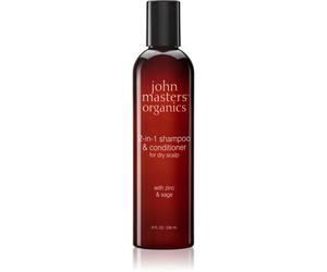 John Masters Organics Scalp 2 in 1 Shampoo with Zinc & Sage shampoing et après-shampoing 2 en 1 236 ml