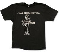 John Mellencamp Call Me Guitar Man Sketch Black Mens Women T Shirt New Official Cougar Manches Courtes(XX-Large)