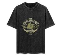 John Mellencamp No Better Than This 2011 Tour Washed Round Neck Men Women Tee Shirt Size 3XL