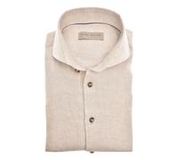 John Miller, Homme, Chemises, Beige, Taille: 3XL Chemise en lin coupe slim