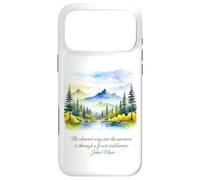 John Muir cite The Clearest Way Into The Universe Forest Coque pour iPhone 17 Pro Max