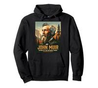 John Muir - Père des Parcs nationaux randonnée randonnée Sweat à Capuche