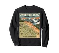 John Muir Trail - JMT Randonnée Moutaineering Camping Nature Sweatshirt